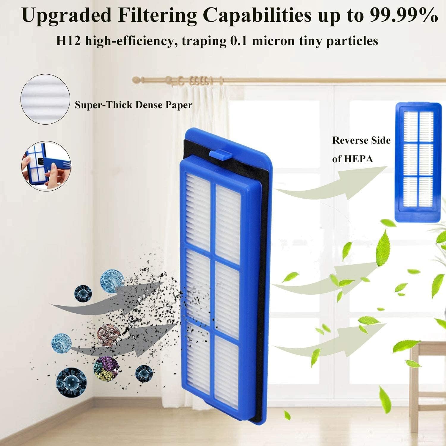 Buy now Replacement Parts for Eufy 11S Max, Accessories Kit for 15C Max, 30C Max, G30, G30 Edge, G30 Hybrid Robotic Vacuum Cleaner, Includes 4 Filters, 6 Side Brushes, 1 Roller Brush, Not Fit for 11S at indiglob india
