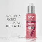 No7 Restore & Renew Sculpting Face & Neck Serum, 1 fl oz | Anti-Aging Formula, Deep Wrinkle Repair, Collagen-Infused Skincare, Hydrating Hibiscus Peptides & Hyaluronic Acid