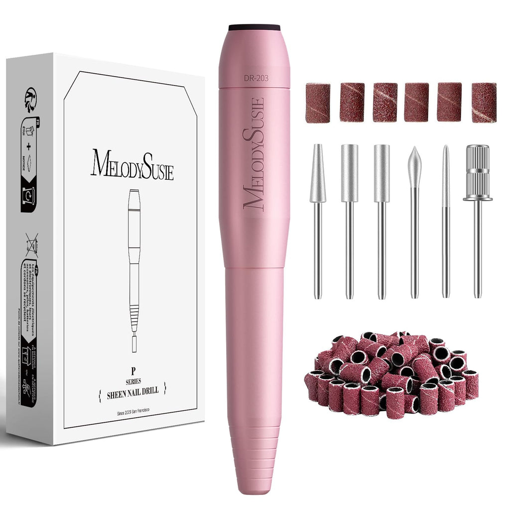 Buy now MelodySusie Pen-Shaped Portable USB Nail Drill, PC120I 20000RPM Electric Nail File with Compact Design for All Nail Care, Manicure Polishing, Shaping & Gel Removal at Home for Beginners at indiglob india