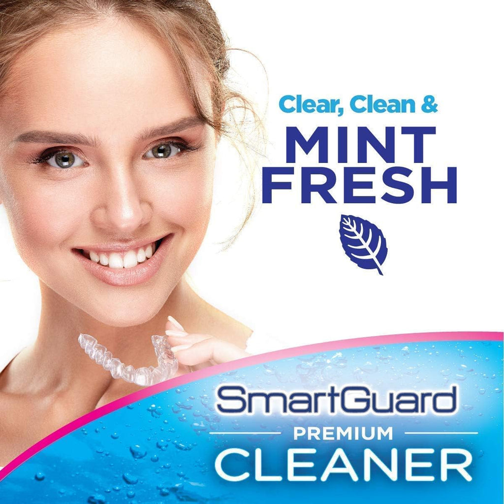 Buy now SmartGuard Premium Cleaner Crystals â€“(110 Cleanings)- Removes Stain, Plaque & Bad Odor from Dentures, Clear Braces, Mouth Guard, Night Guard & Retainers. at indiglob india