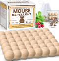 Rodent Repellent 48 Balls, Mouse Repellent Indoor & Outdoor, Mice Repellent with Peppermint Oil, Rat Repellent for House, Garage, RV, Rodent Deterrent for Attic, Basement & Car