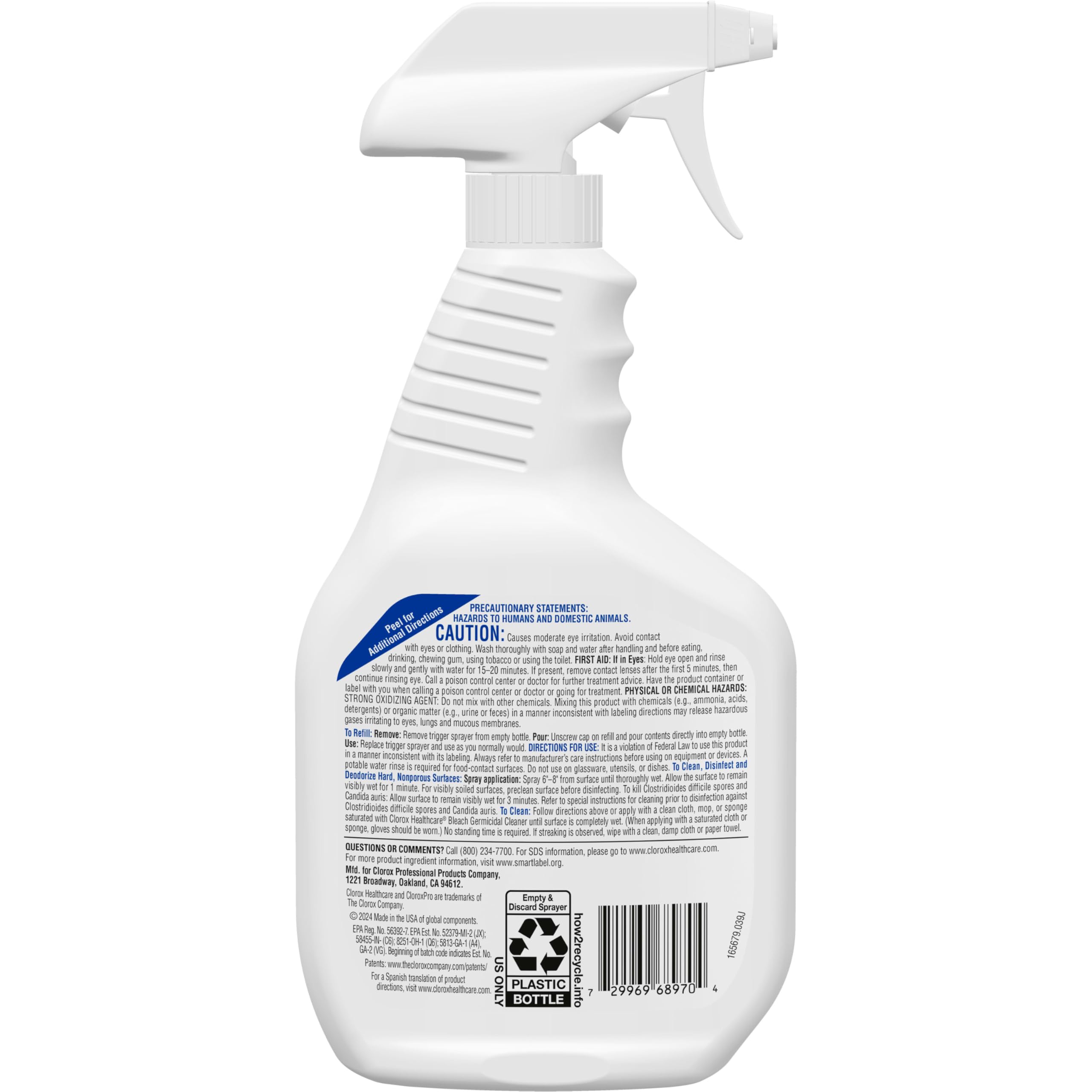 Buy now Clorox Healthcare Bleach Germicidal Cleaner Spray, 32 Fluid Ounces (Package May Vary) at indiglob india