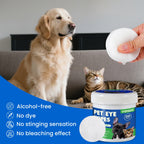 VOISEN 400Pcs Eyes Wipes for Dogs, Pet Tear Stain Remover Wipes
