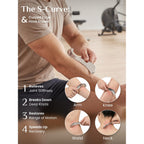 Rena Chris Gua Sha & Muscle Scraper Tool, Stainless Steel Body & Face Gua Sha Set for Deep Tissue Massage & Lymphatic Drainage, Guide & Travel Pouch Included (3-Piece Kit)