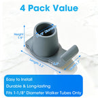 Walker Skis Glides, 4 Pack, Universal Walker Accessories for Seniors