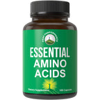 All 9 Essential Amino Acids Supplement. Capsules with 3X More Leucine | Muscle Recovery, Growth. EAA Supplement Better Than BCAA / BCAAS Branched Chain Aminos Acid. USA Tested EAAs for Men + Women