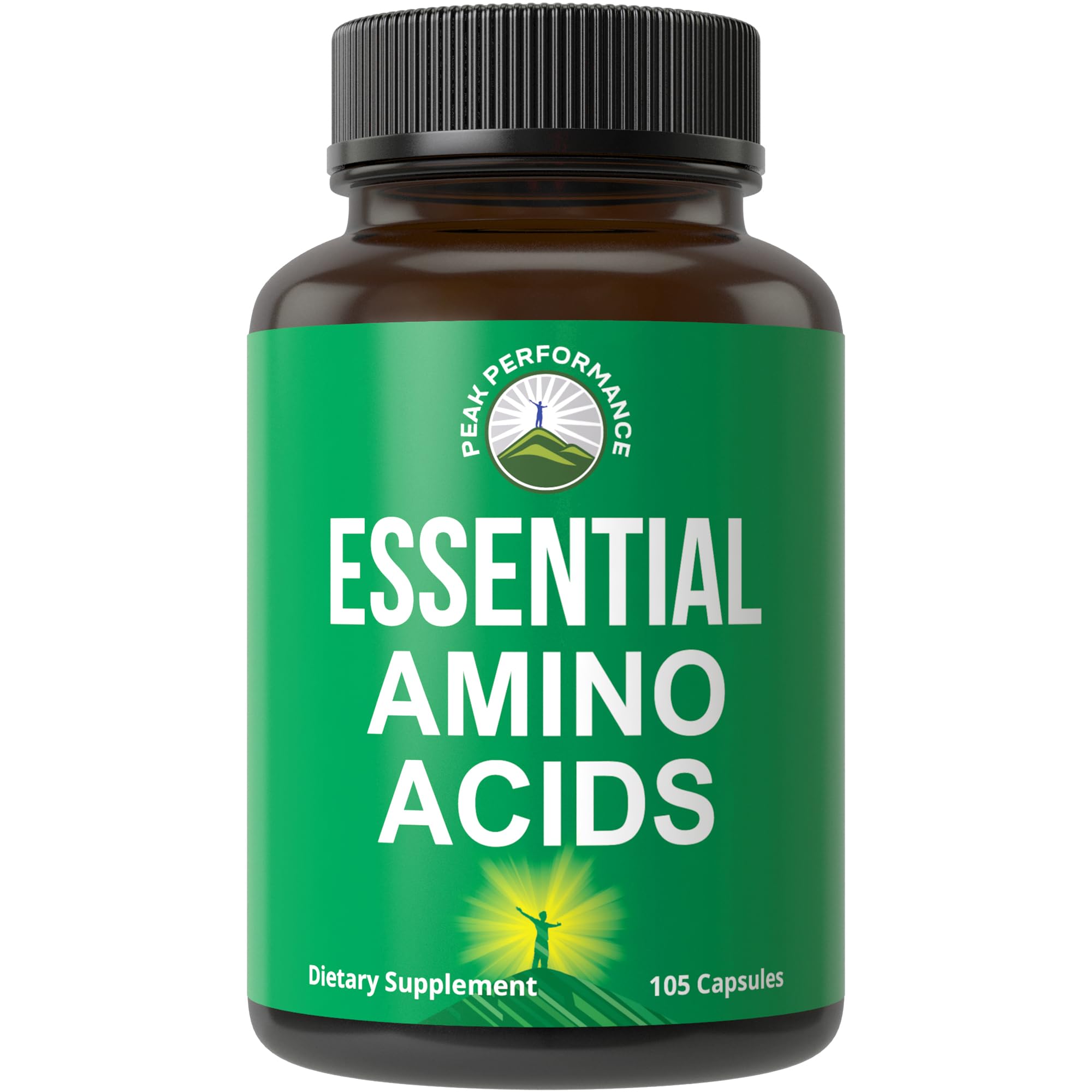All 9 Essential Amino Acids Supplement. Capsules with 3X More Leucine | Muscle Recovery, Growth. EAA Supplement Better Than BCAA / BCAAS Branched Chain Aminos Acid. USA Tested EAAs for Men + Women