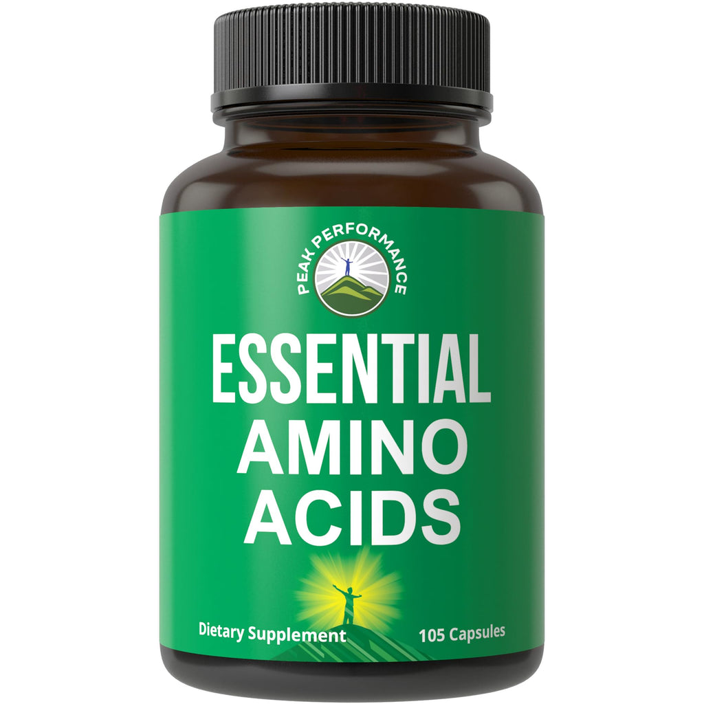All 9 Essential Amino Acids Supplement. Capsules with 3X More Leucine | Muscle Recovery, Growth. EAA Supplement Better Than BCAA / BCAAS Branched Chain Aminos Acid. USA Tested EAAs for Men + Women