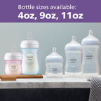 Philips Avent Natural Baby Bottles, Slow Flow, 4 oz, BPA-Free, 2-Pack