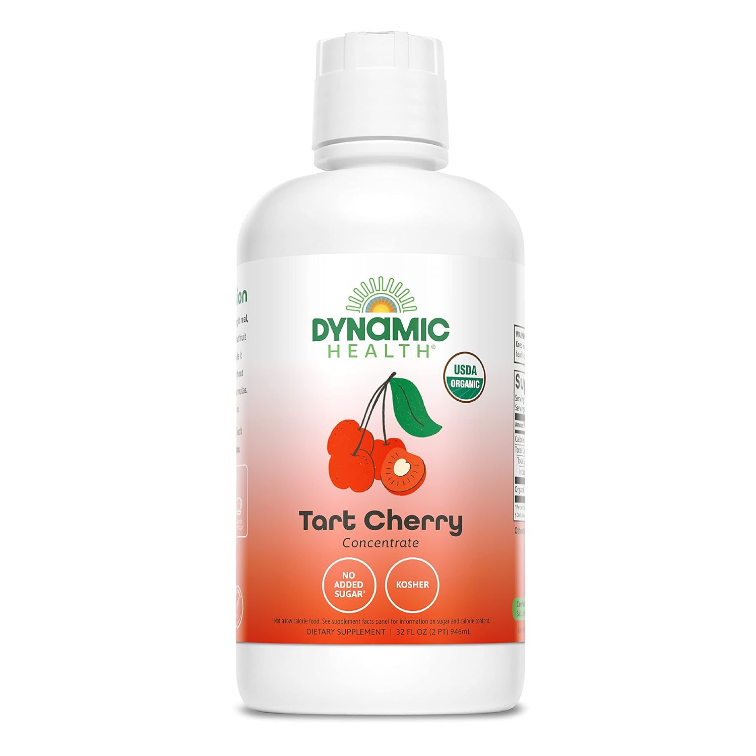 Buy now Dynamic Health Organic Tart Cherry Juice, Unsweetened 100% Juice Concentrate, Antioxidants Supplement, No Sweeteners or Additives, Vegan, Gluten Free, BPA Free (16oz) 32 Fl Oz (Pack of 1) Juice at indiglob india