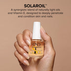 CND SolarOil Cuticle Oil, Natural Blend Of Jojoba, Vitamin E, Rice Bran and Sweet Almond Oils, Moisturizes and Conditions Skin (Packaging May Vary)