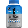 One A Day Men’s 50+ Healthy Advantage Multivitamin, Multivitamin for Men with Vitamins A, C, E, B6, B12, Calcium and Vitamin D, Tablet, 200 Count (Pack of 1)