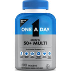 One A Day Men’s 50+ Healthy Advantage Multivitamin, Multivitamin for Men with Vitamins A, C, E, B6, B12, Calcium and Vitamin D, Tablet, 200 Count (Pack of 1)