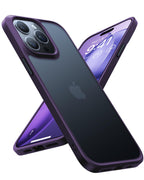 Buy now TORRAS Tough Shockproof for iPhone 13 Pro Case, [Military-Grade Drop Tested] Ultra-Durable Matte Hard PC Back with Soft Silicone Edge Slim Protective for iPhone 13 Pro Phone Case,Translucent Black at indiglob india