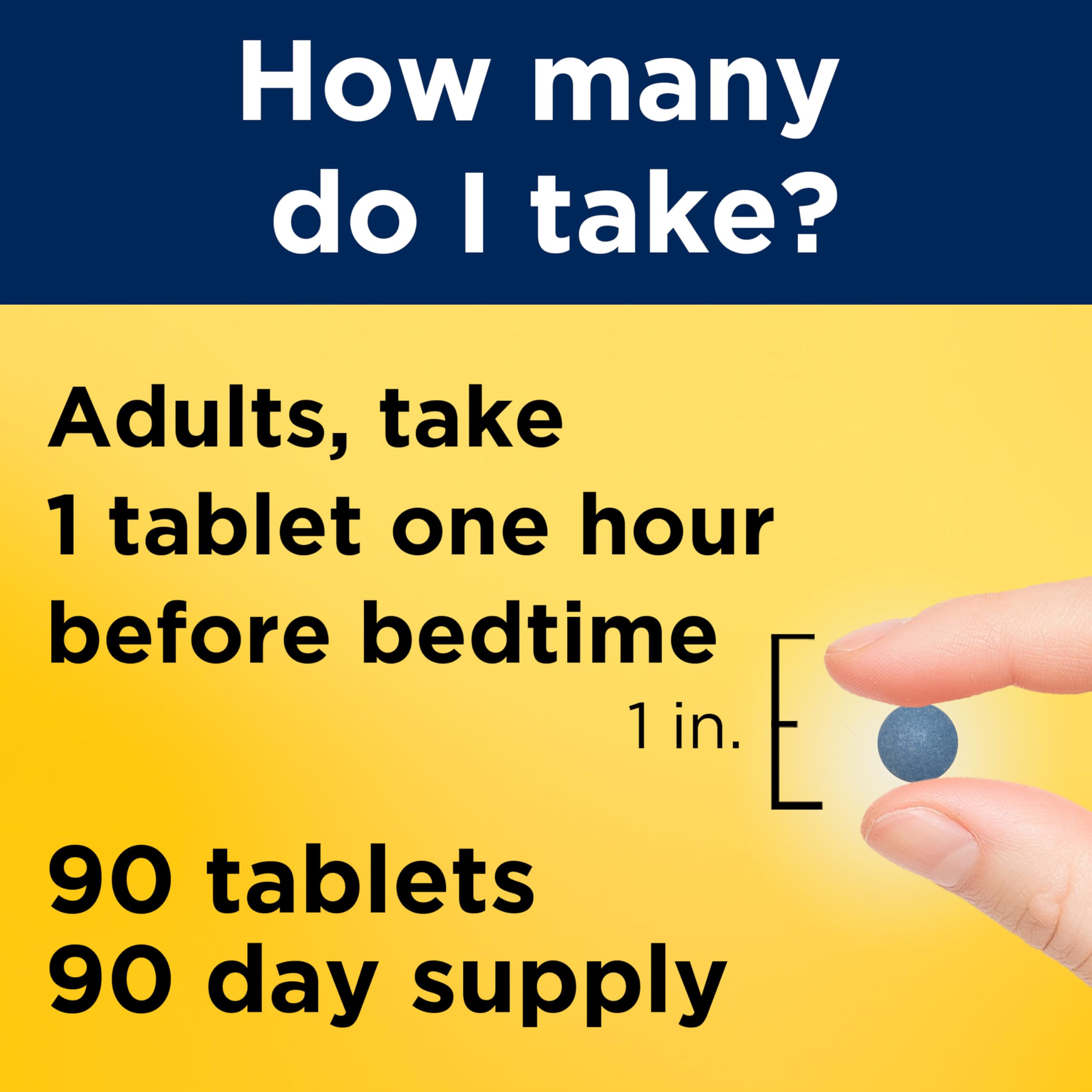 Nature Made Melatonin 4mg Extended Release Tablets, 90 Count | Sleep Supplements for Adults, 100% Drug Free Sleep Aid for Men and Women, 90 Day Supply