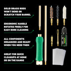 Clenzoil 9mm, .38 & .357 Pistol & Gun Cleaning Kit with Oil & Cleaner