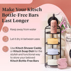 Buy now Kitsch Castor Oil Shampoo and Conditioner Set - Organic Castor Oil Hair Care for Dull & Dry Hair - Nourishing Bar Soap for Hair Growth - Free of Sulfate, Silicone, & Paraben - Made in USA - 2pcs at indiglob india