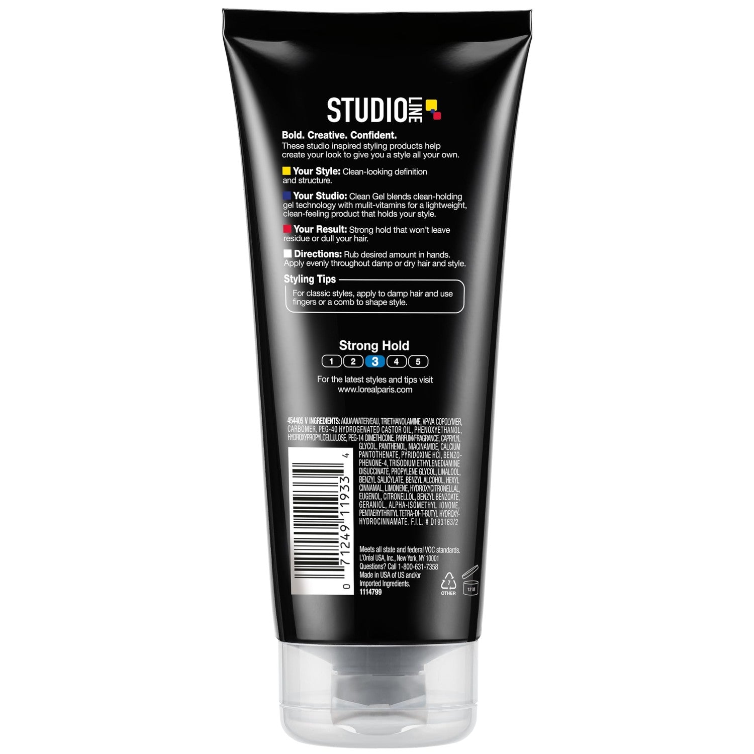 L'Oreal Paris Studio Line Clear Minded Clean Gel - Strong Hold 6.8 fl; oz. | Clear Minded