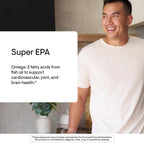 THORNE Super EPA, Omega-3 Fish Oil Supplement with EPA & DHA, 180 Softgels | Supports Brain, Joint & Heart Health, Promotes Healthy Skin*, EPA & DHA from Sustainably Sourced Fish, NSF Contents Certified
