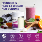 NATURE TARGET Multi Collagen Peptides Powder, 35 Servings | Type I, II, III, V, X, Hydrolyzed Collagen Peptides with Vitamin C Hyaluronic Acid, Supports Skin Hair Nail & Joint