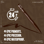 Buy now NYX PROFESSIONAL MAKEUP Epic Ink Liner, Waterproof Liquid Eyeliner with Vegan Formula - Dark Chocolate (Dark Brown Matte) at indiglob india