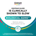 Centrum Minis Silver Women's Multivitamin, Women 50 and Over, 280 Tablets | Contains Vitamin D3, B Vitamins, Calcium, and Antioxidants, Non-GMO Ingredients, Supports Memory and Cognition, GLP-1 Support