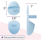 Buy now Slick- Silicone Facial Cleansing Brush, 4 Pack, Silicone Face Scrubber Exfoliator at indiglob india