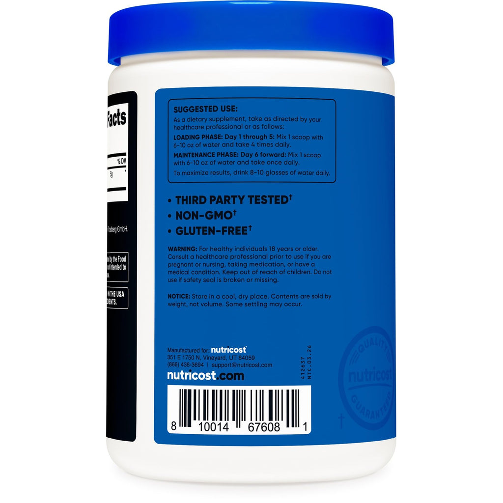 Nutricost Creapure® Creatine Monohydrate 500 Grams