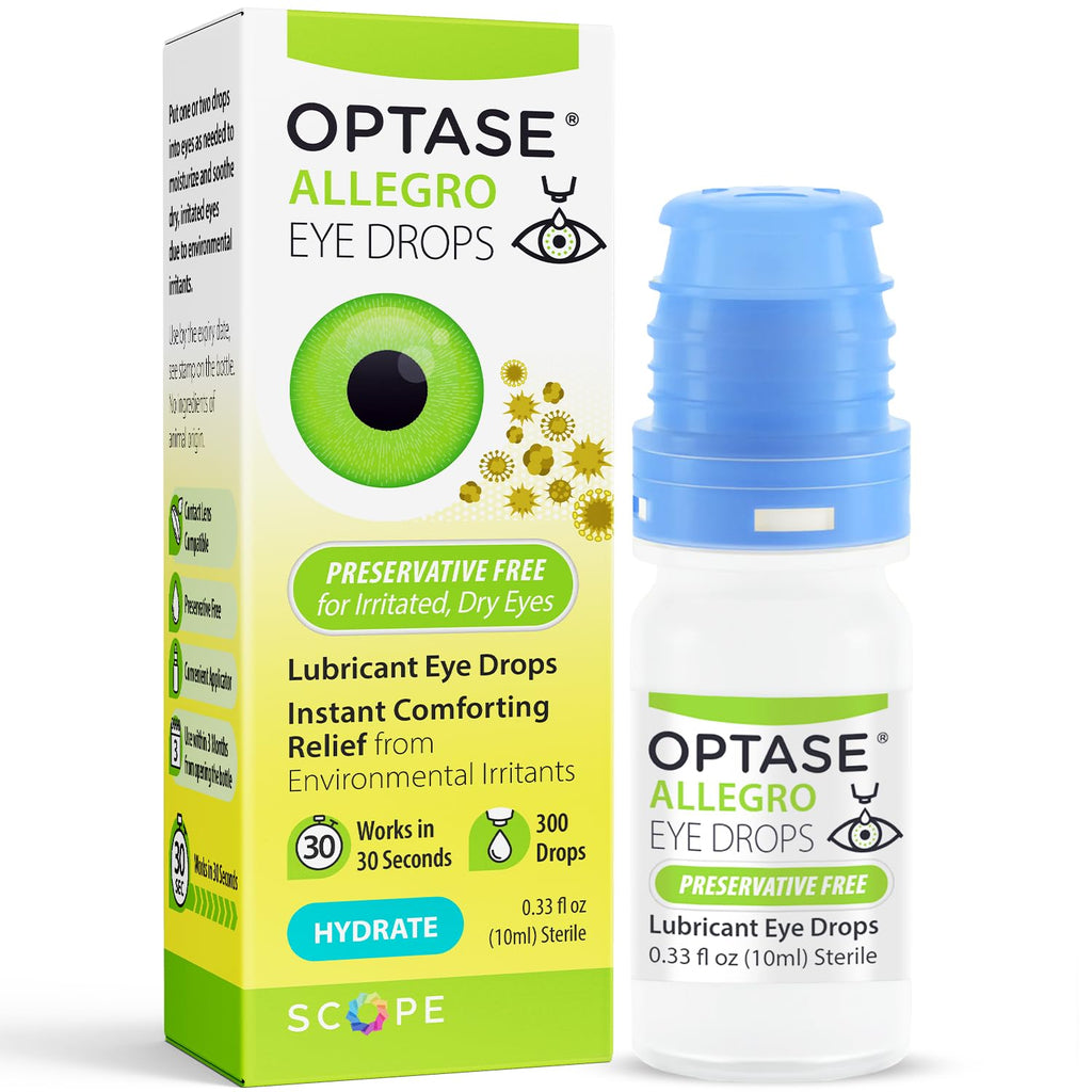 Optase® Allegro Lubricant Eye Drops, 0.33 fl oz