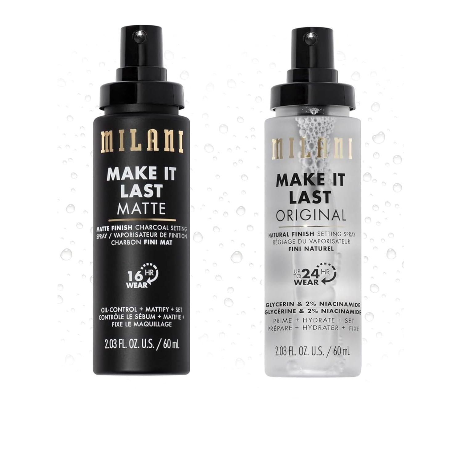 Buy now Milani Make It Dewy Setting Spray 3 in 1- Hydrate + Illuminate + Set (2.03 Fl. Oz.) Makeup Finishing Spray - Makeup Primer & Hydrating Setting Spray Make it Last Original + Matte at indiglob india