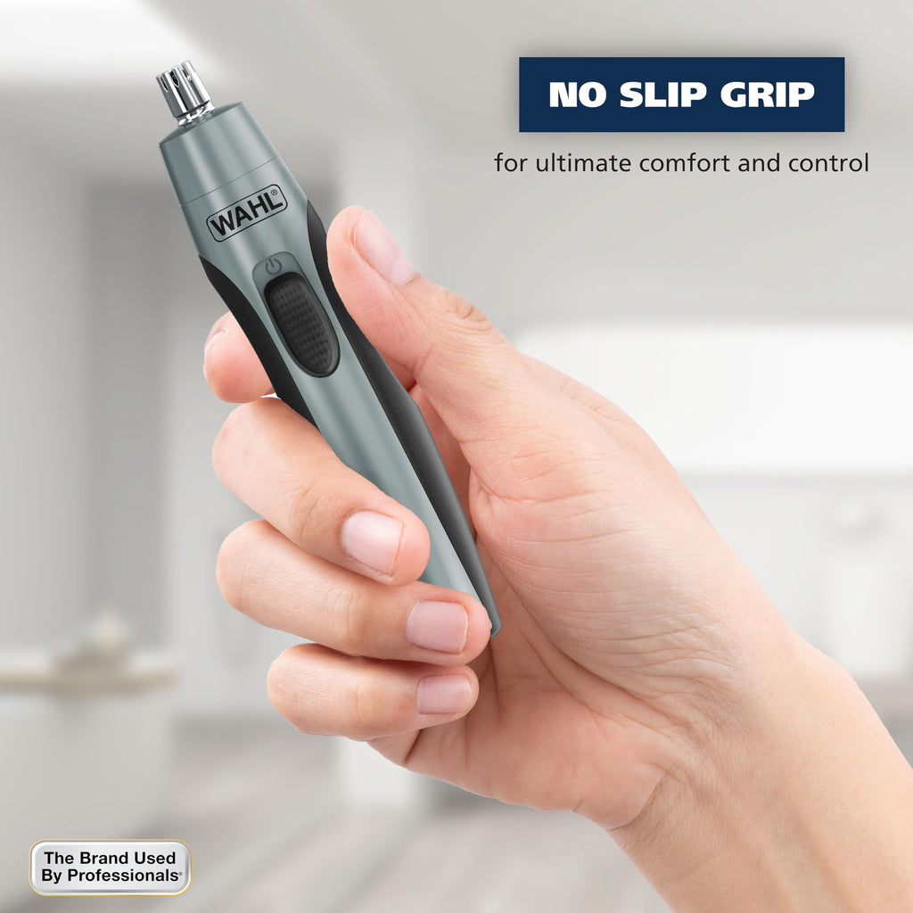 Buy now Wahl Clipper Battery Operated, Precision Ear and Nose Hair Trimmer for Men, Hygienic Nose Trimmer with Rinseable Blade for Easy Cleaning, Perfect for Travel Æ’?? Model 3026462 at indiglob india