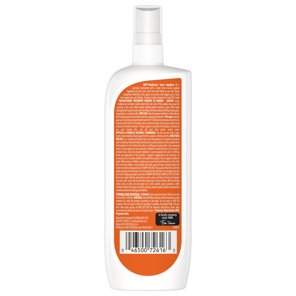 OFF! Family Care Insect & Mosquito Repellent Bug Spray, 9 oz