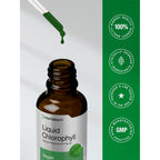 Horbäach Liquid Chlorophyll Drops | 2 fl oz | Natural Peppermint Flavor | Vegan, Non-GMO & Gluten Free Formula