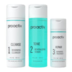 Buy now Proactiv 3 Step Acne Treatment - Benzoyl Peroxide Face Wash, Repairing Acne Spot Treatment for Face and Body, Exfoliating Toner - 30 Day Complete Acne Skin Care Kit at indiglob india