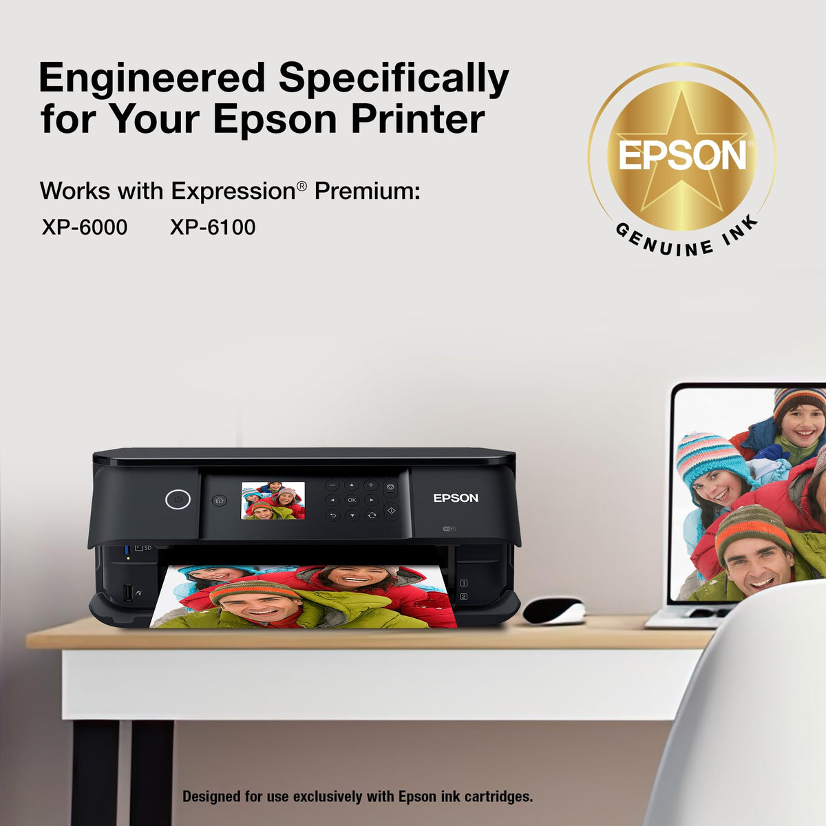Epson 302 Claria Premium Ink Standard Capacity (T302020-S) Works with Expression XP-6000, 6100