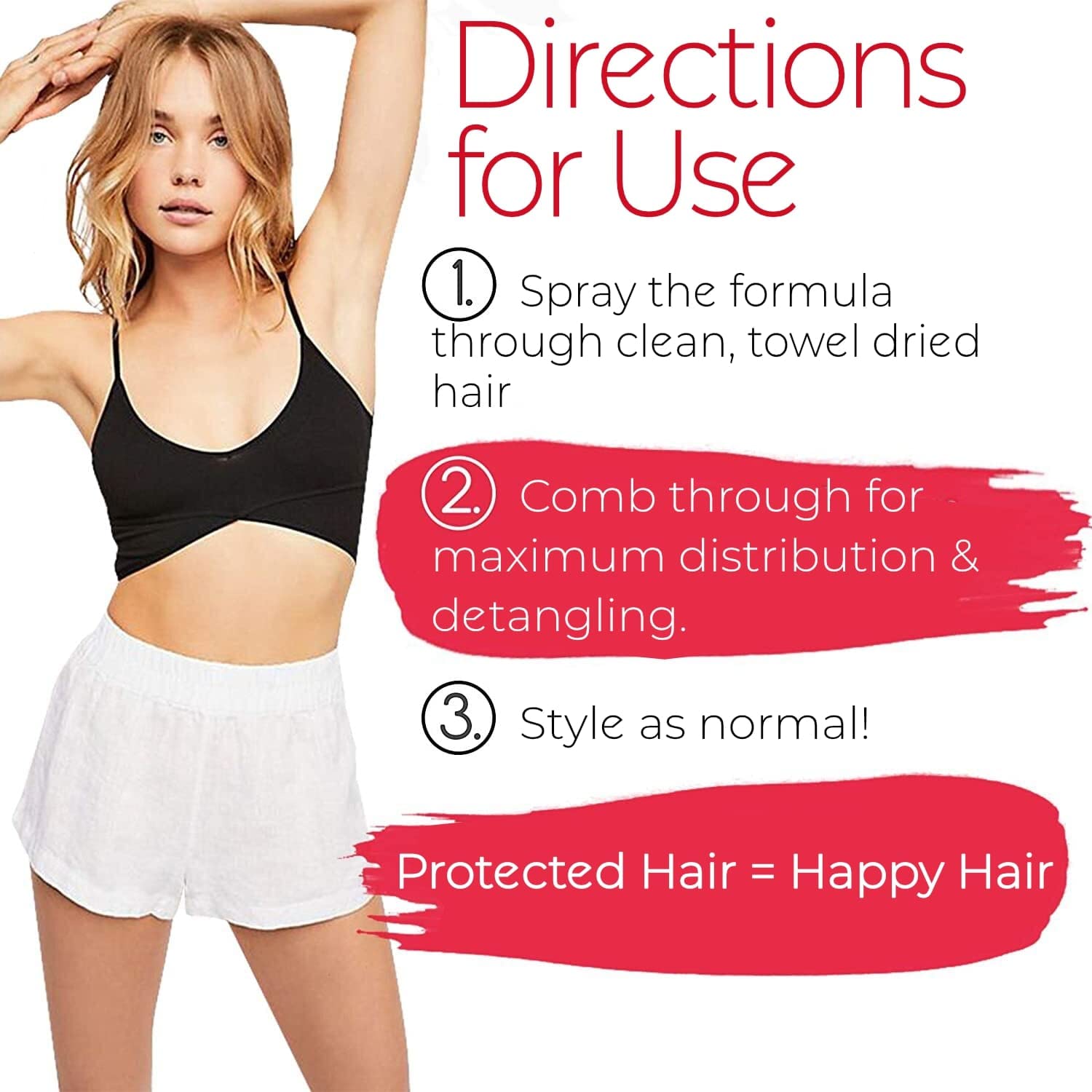 Buy now Coconut Thermal Protection Spray - Prevents Frizz and Split Ends for All Hair Types - Heat Defense Up To 450ºF - 8.45fl.oz at indiglob india