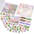 Decorative Flower Push Pins Kit, 48 PCS Cute Thumb Tacks for Bulletin Board