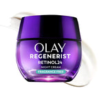 Buy now Olay Retinol Night Cream for Women, Anti-Aging Face Moisturizer, Fragrance-Free, Non Greasy - Anti-Wrinkle, Smooth Fine Lines, Hydrating Skin Care - Triple Collagen Cream, Peptide, Niacinamide, 1.7oz 1.7 Fl Oz (Pack of 1) at indiglob india