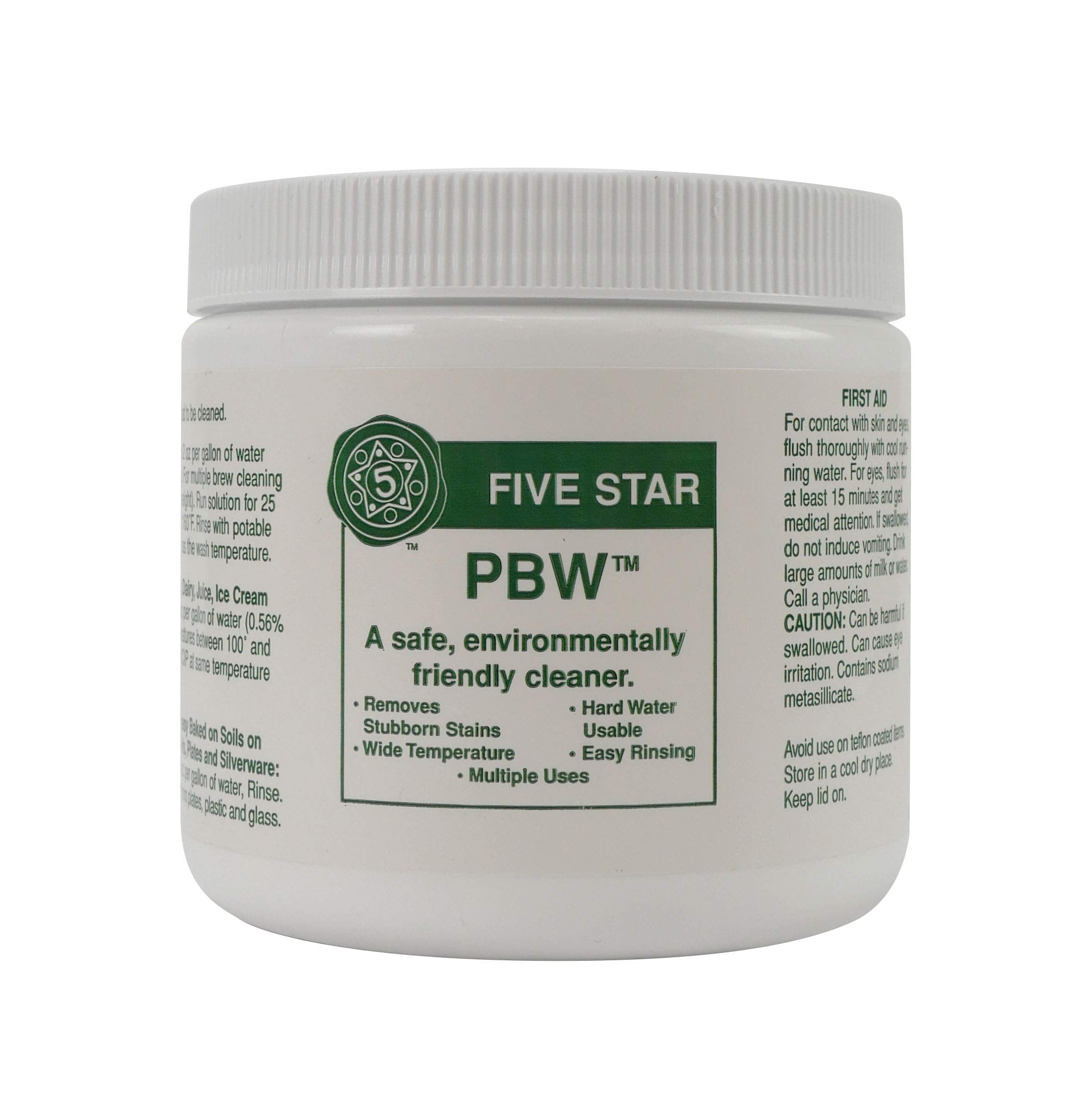 Buy now Five Star PBW - 1 lbs - Non-Caustic Alkaline Cleaner, White - pbw1 at indiglob india