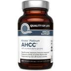 Buy now Quality of Life Premium Kinoko Platinum AHCC Herbal Supplement, 750mg per Capsule, for Immune Support, Liver Function, Maintains Natural Killer Cell Activity, Pack of 1, 60 Veggie Capsules at indiglob india