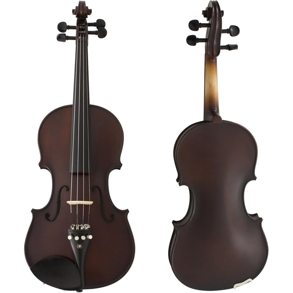 Buy now Cecilio 4/4 Full Size Violin - Hand-Carved Solid Spruce & Maple, Ebony Fingerboard, Deluxe Oblong Hard Case & Bow Included, Fiddle Set for Beginners Professionals full-size Satin Antique at indiglob india