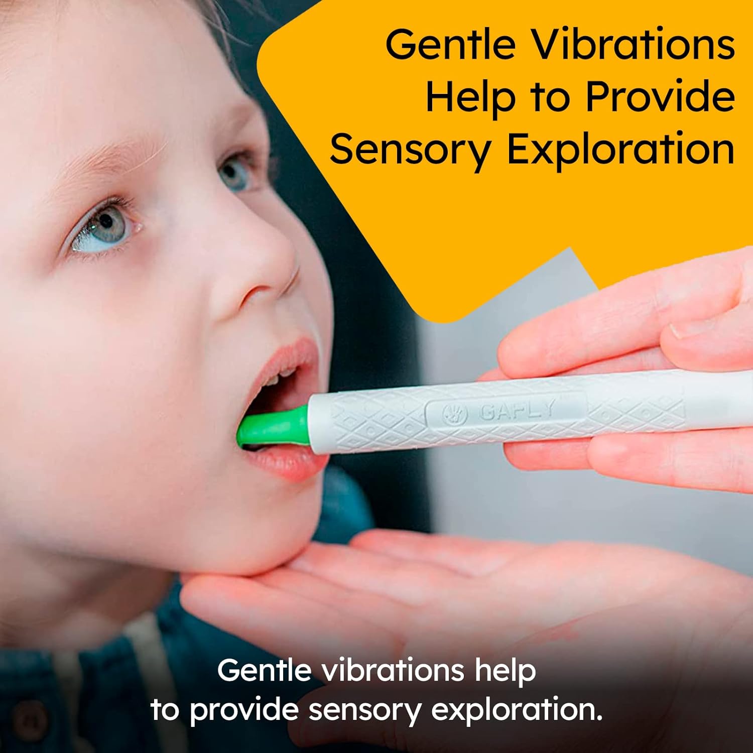 Buy now Gafly Therapens Oral Motor Therapy Tools Stimulate Speech and Feeding - Chewy Vibe Speech Therapy Toys Help Kids with Sensory Needs Chew & Relax - Oral Stimulator Kit Includes 4 Tips, Storage Pouch at indiglob india