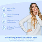 L-Lysine 1000mg Gummies, Chewable Lysine Supplement for Adults