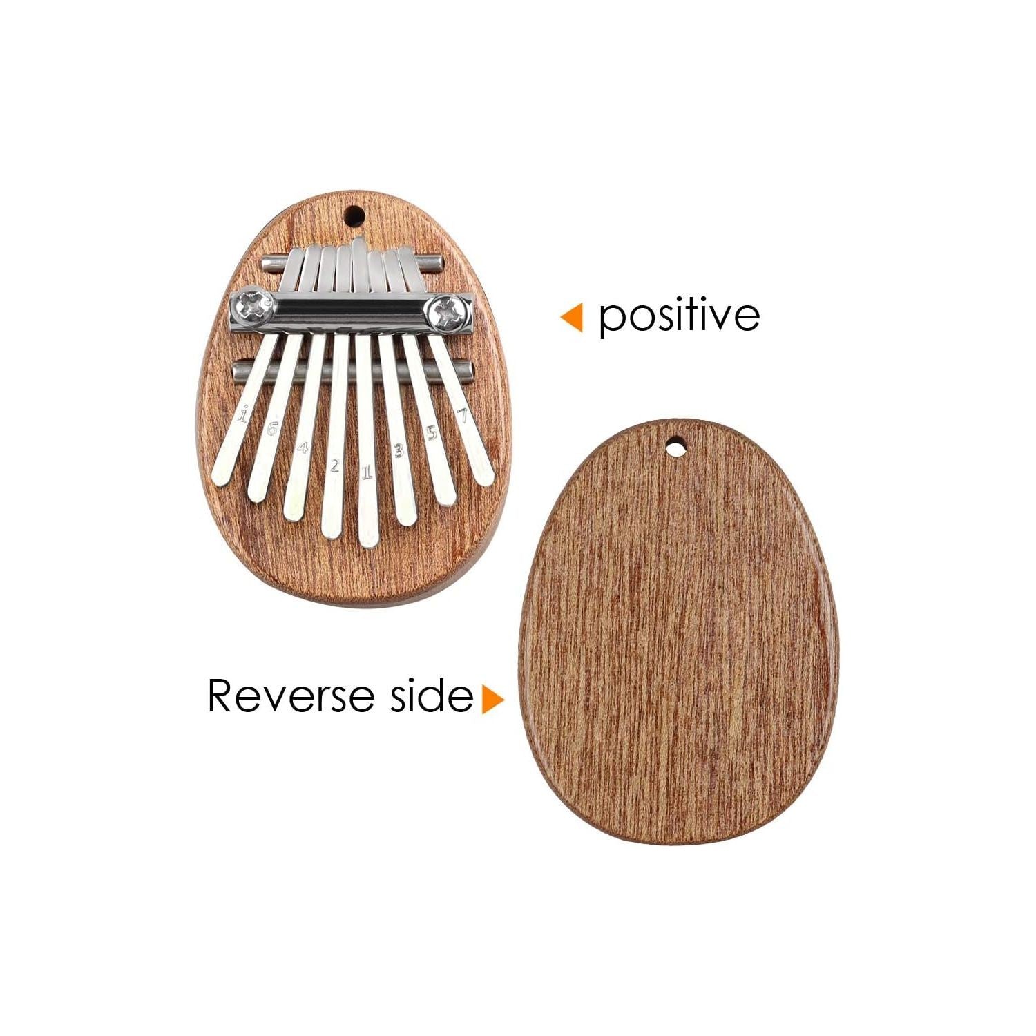 Buy now Mr.Power Cute Kalimba Marimba Portable Finger Thumb Piano for Beginners (8 Keys, Natural Wood) at indiglob india