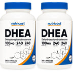 Nutricost DHEA (100mg) 240 Capsules, Gluten Free, Soy Free, GMO-Free