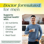 MegaFood Advanced Multivitamin for Men, Doctor Formulated, 120 Tablets | Immune Support, Cellular Energy, Heart & Brain Health, Choline, Methylfolate, Vitamin C, D3, Zinc, Vegetarian, 60 Servings