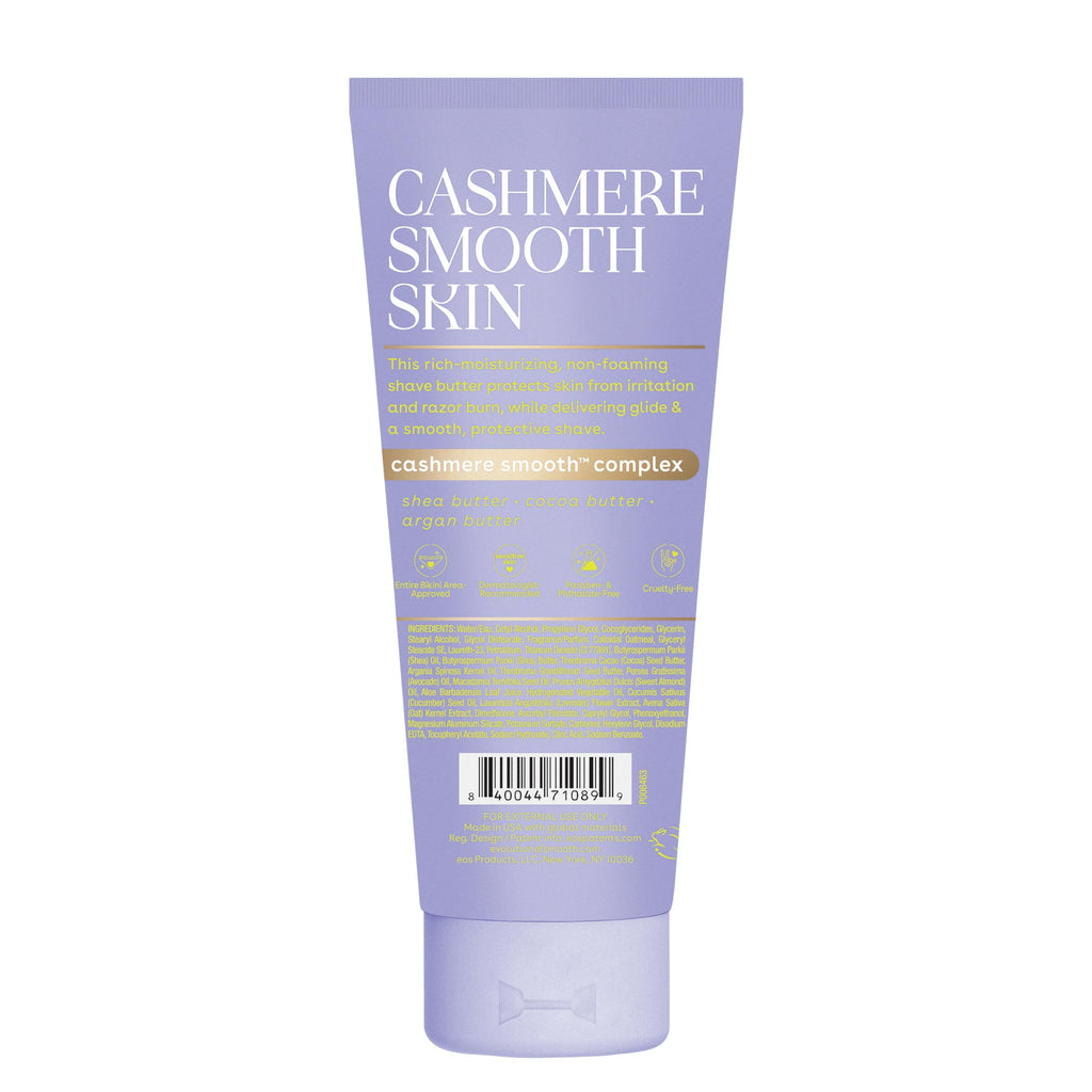 eos Cashmere Skin Collection Shave Butter - Vanilla Cashmere, Non-Foaming Moisturizing Shave Cream to Prevent Razor Burn, 7 fl oz