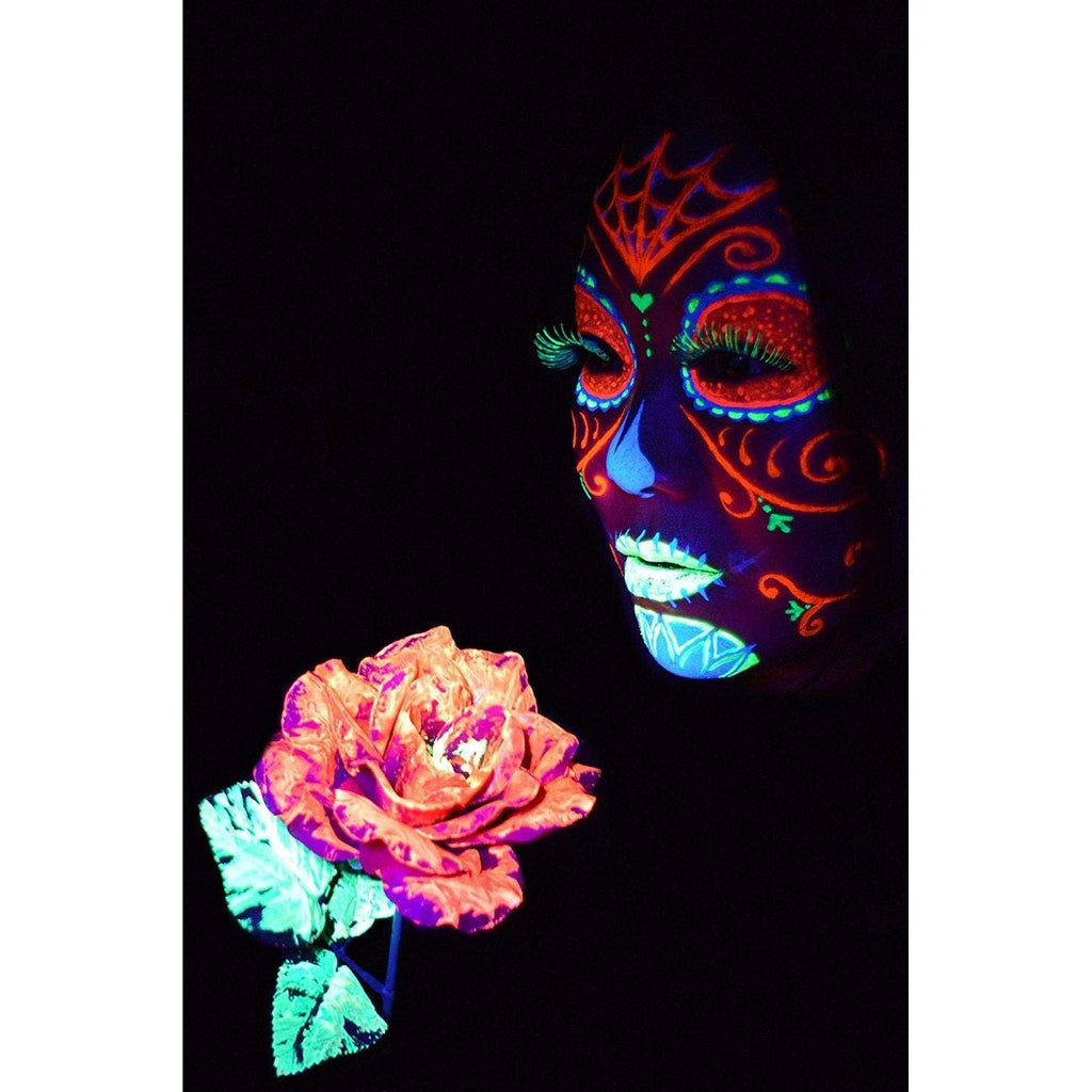 Buy now Blacklight Face and Body Paint 0.34oz - Set of 8 Tubes - Neon Fluorescent (All Colours) at indiglob india