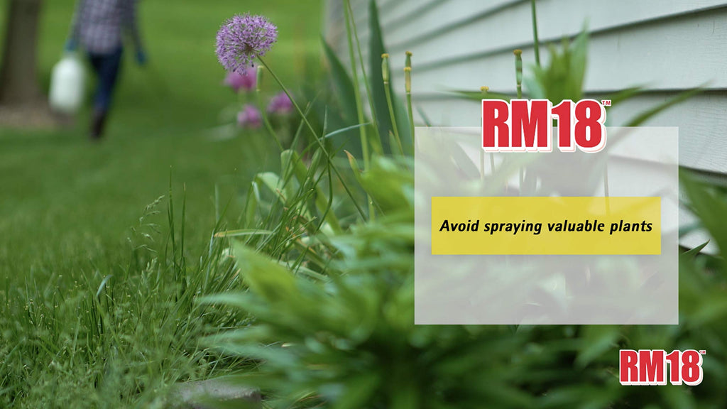 RM18 Fast-Acting Weed & Grass Killer Herbicide, Spray, 1-gallon