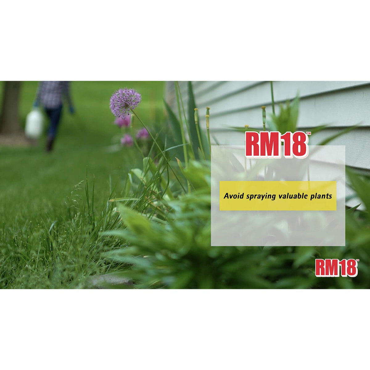 RM18 Fast-Acting Weed & Grass Killer Herbicide, Spray, 1-gallon